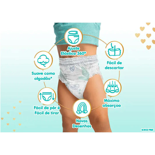 Fralda Pampers Pants Premium Care XXXG 54 Unidades