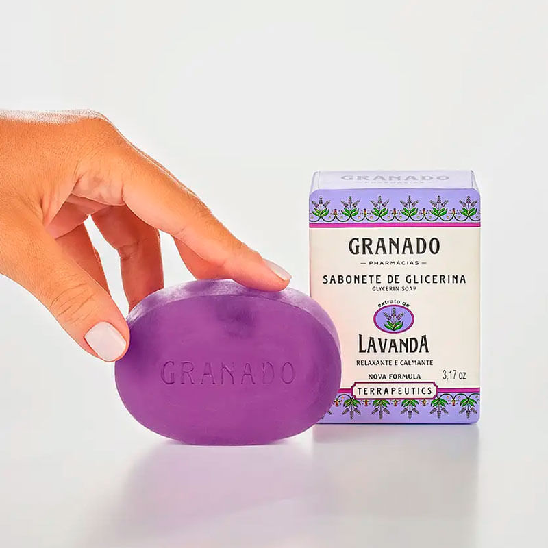 Sabonete em Barra de Glicerina Granado Lavanda 90g