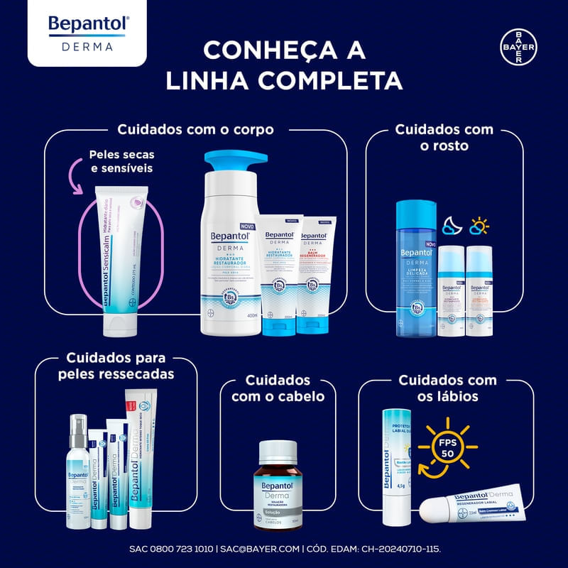 Bepantol Derma Creme Hidratante Multirrestaurador Pele Extrasseca 20g