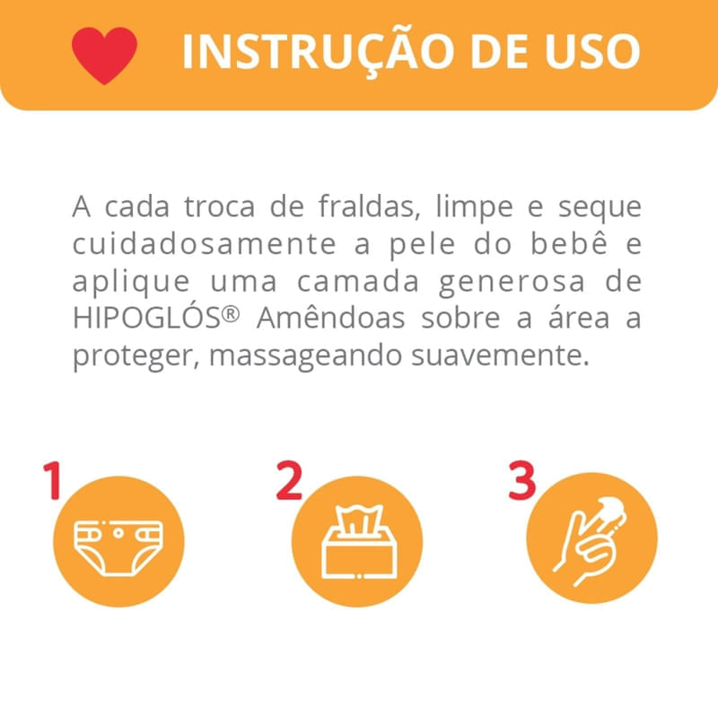 Creme Preventivo de Assaduras Hipoglós Amêndoas 40g
