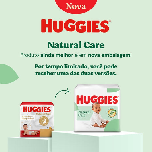 Fralda Huggies Natural Care P 36 Unidades