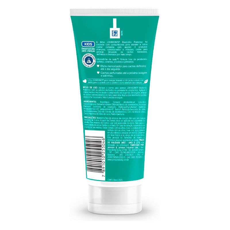 Creme Para Pentear Johnson’s Kids Blackinho Poderoso 200ml