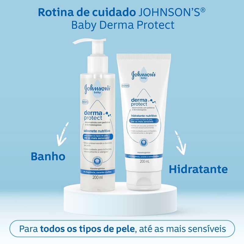 Hidratante Nutritivo Johnson's Baby Derma Protect 200ml