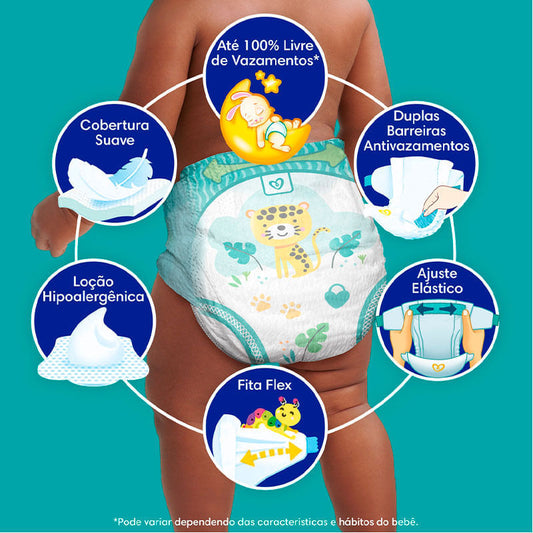 Fraldas Pampers Confort Sec G 38 Unidades