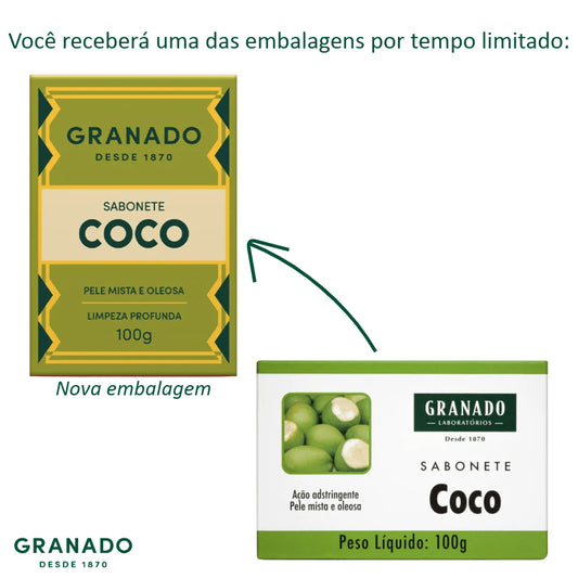 Sabonete em Barra Granado Coco 100g