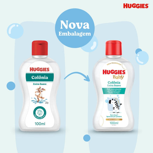 Colônia Huggies Extra Suave 100ml