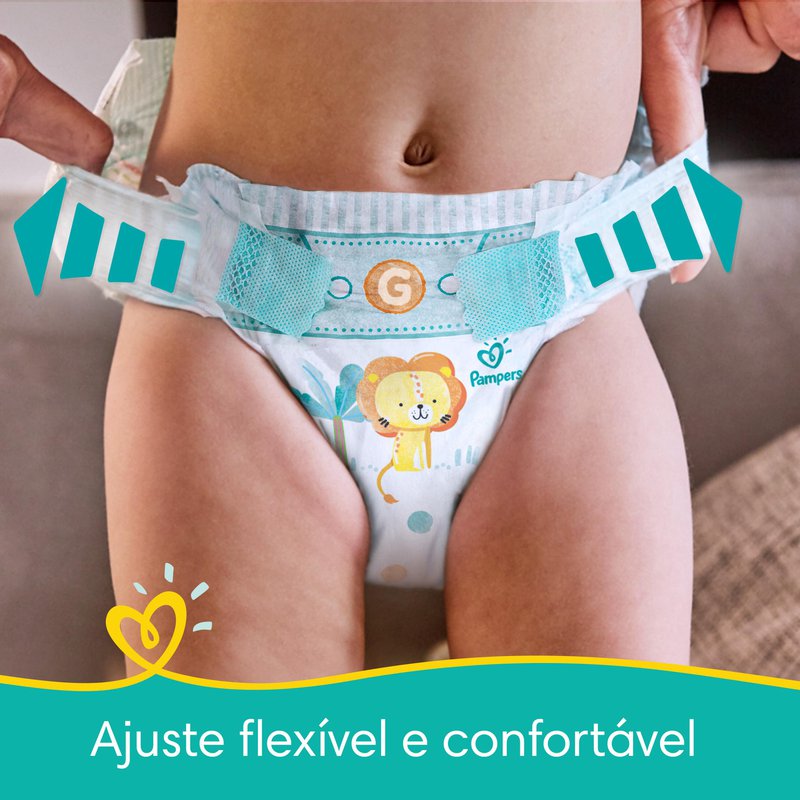 Fraldas Pampers Confort Sec P 50 Unidades
