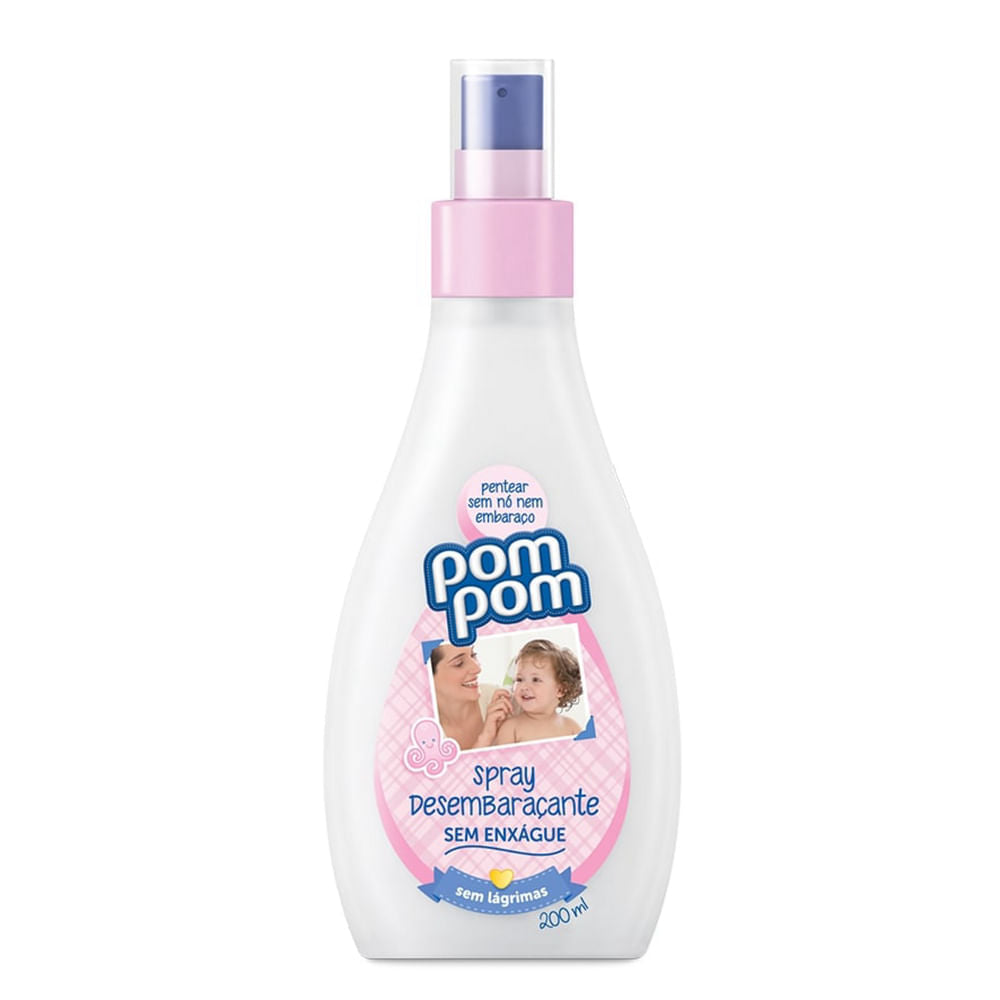 Spray Desembaraçante Pompom Sem Enxágue 200ml
