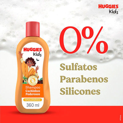 Shampoo Huggies Kids Encanto Cachinhos Poderosos 360ml