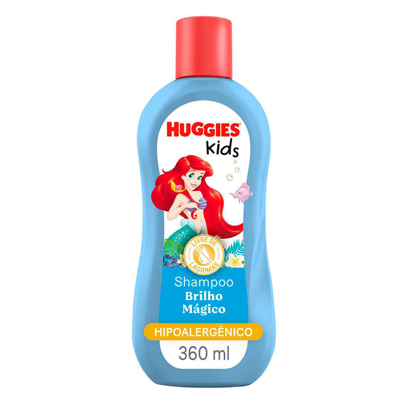 Shampoo Huggies Kids Ariel Brilho Mágico 360ml
