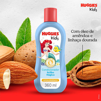 Condicionador Huggies Kids Ariel Brilho Mágico 360ml