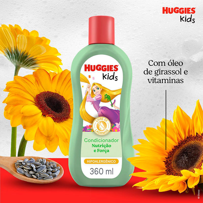 Condicionador Huggies Kids Rapunzel Nutrição e Força 360ml