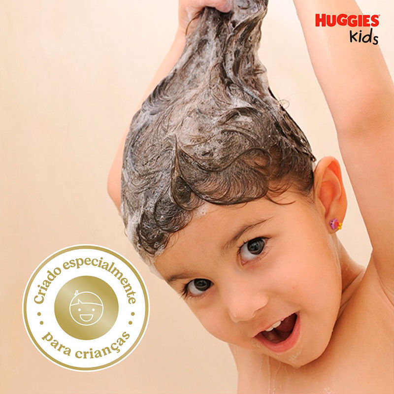 Shampoo Huggies Kids Rapunzel Nutrição e Força 360ml