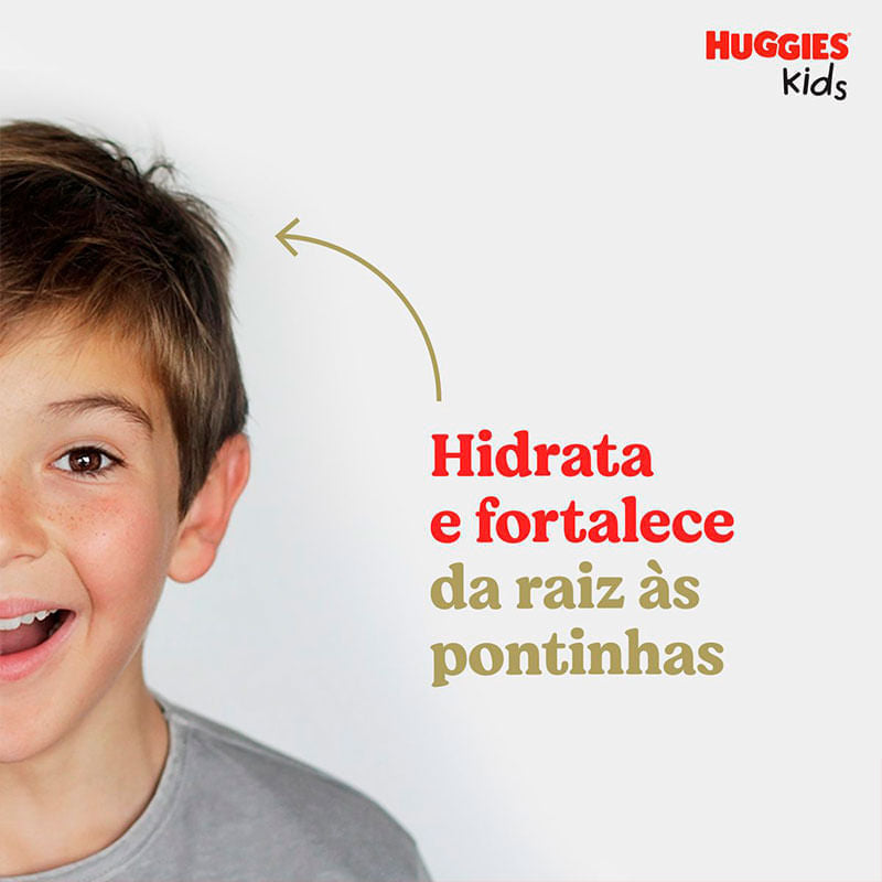 Shampoo Huggies Kids Hulk Nutrição e Força 360ml