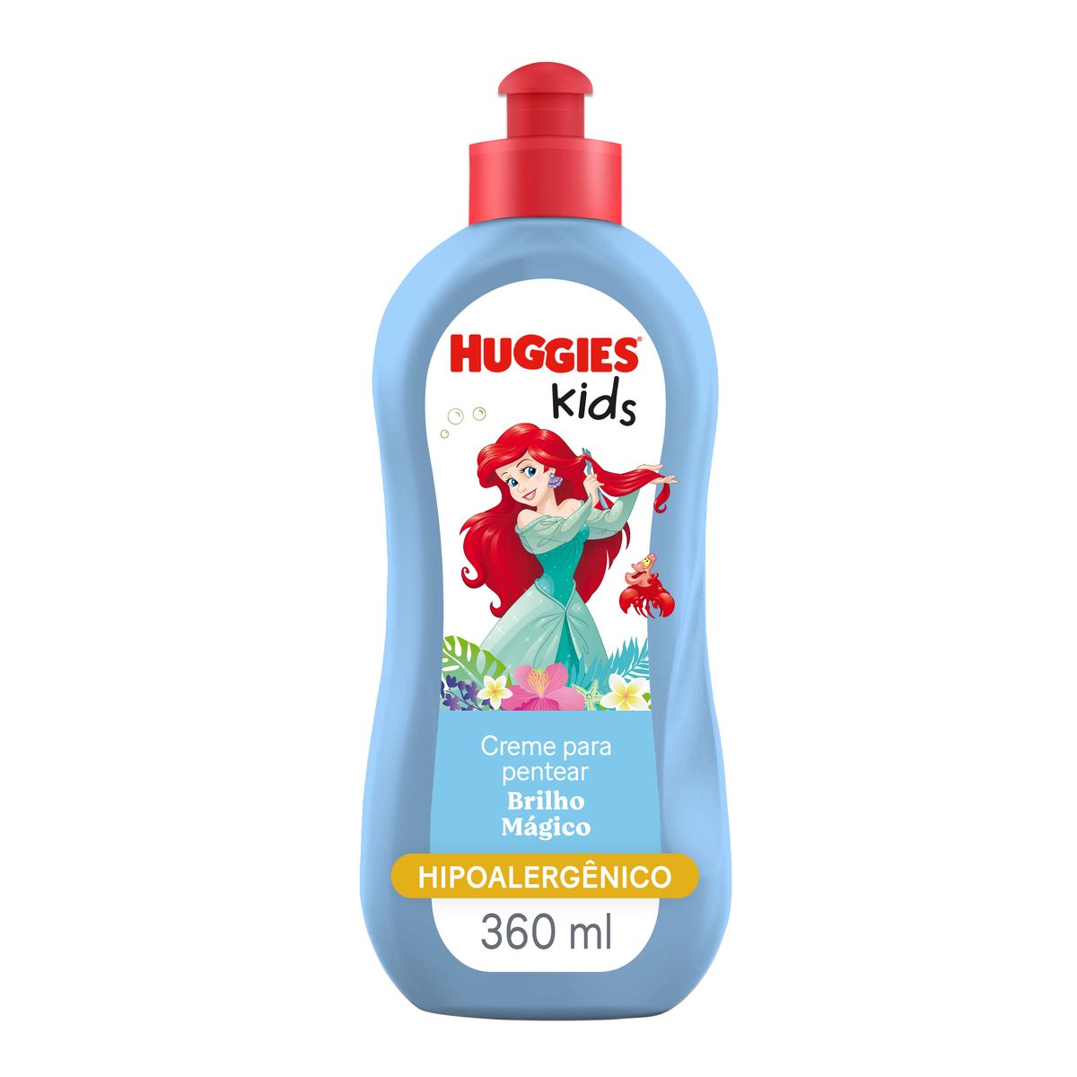 Creme para Pentear Huggies Kids Ariel Brilho Mágico 360ml