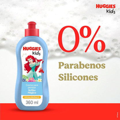 Creme para Pentear Huggies Kids Ariel Brilho Mágico 360ml