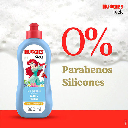 Creme para Pentear Huggies Kids Ariel Brilho Mágico 360ml
