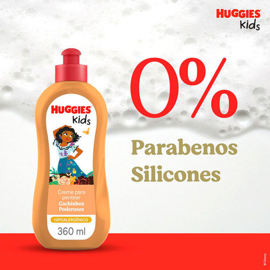Creme para Pentear Huggies Kids Encanto Cachinhos Poderosos 360ml