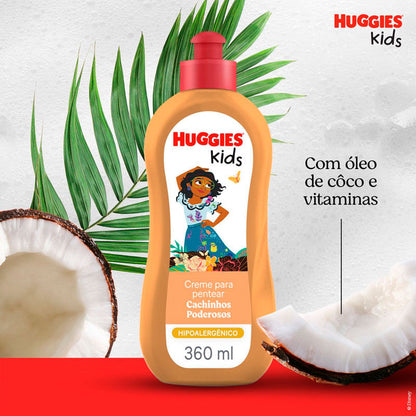 Creme para Pentear Huggies Kids Encanto Cachinhos Poderosos 360ml