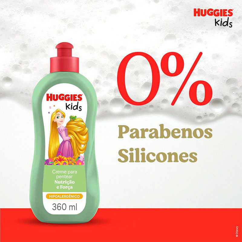 Creme para Pentear Huggies Kids Rapunzel Nutrição e Força 360ml