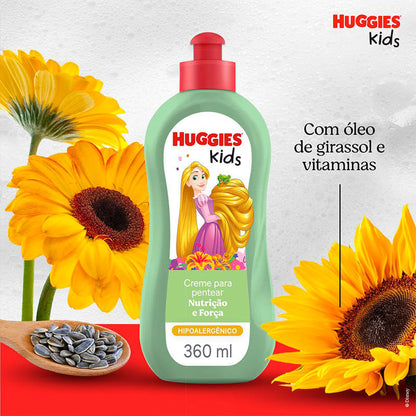 Creme para Pentear Huggies Kids Rapunzel Nutrição e Força 360ml