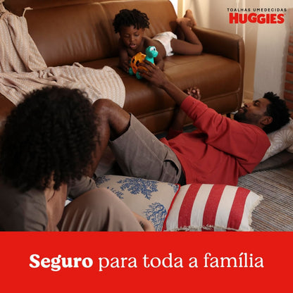Lenços Umedecidos Huggies Rosto e Corpo 48 Unidades