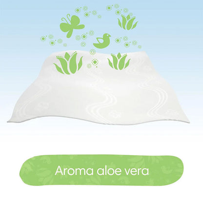Lenços Umedecidos Pampers Aroma de Aloe Vera 576 Unidades