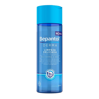 Gel Facial Diário Bepantol Derma Limpeza Delicada 200ml