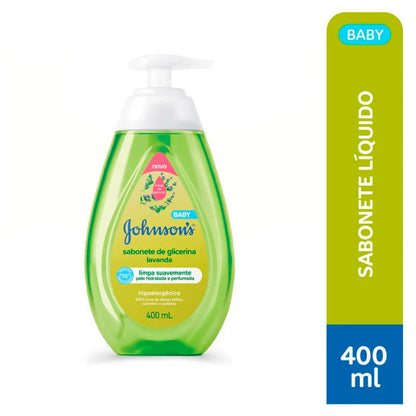 Sabonete Líquido de Glicerina Johnson’s Baby Lavanda 400ml