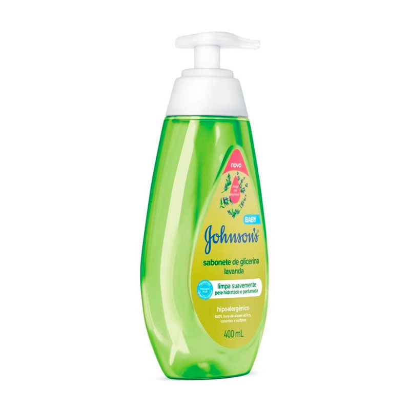Sabonete Líquido de Glicerina Johnson’s Baby Lavanda 400ml