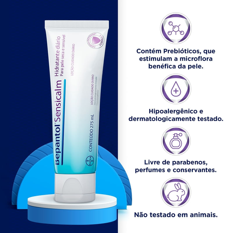 Hidratante Diário Bepantol Sensicalm 275ml