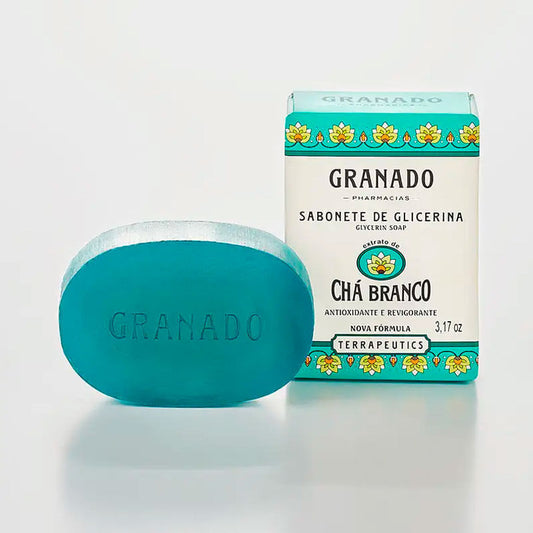 Sabonete em Barra de Glicerina Granado Chá Branco 90g