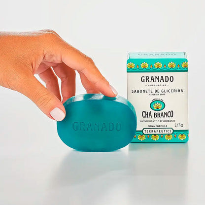 Sabonete em Barra de Glicerina Granado Chá Branco 90g