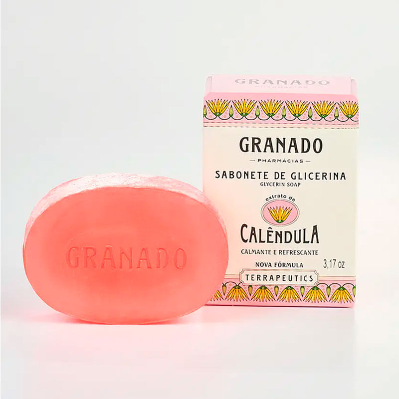 Sabonete em Barra de Glicerina Granado Calêndula 90g