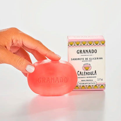 Sabonete em Barra de Glicerina Granado Calêndula 90g