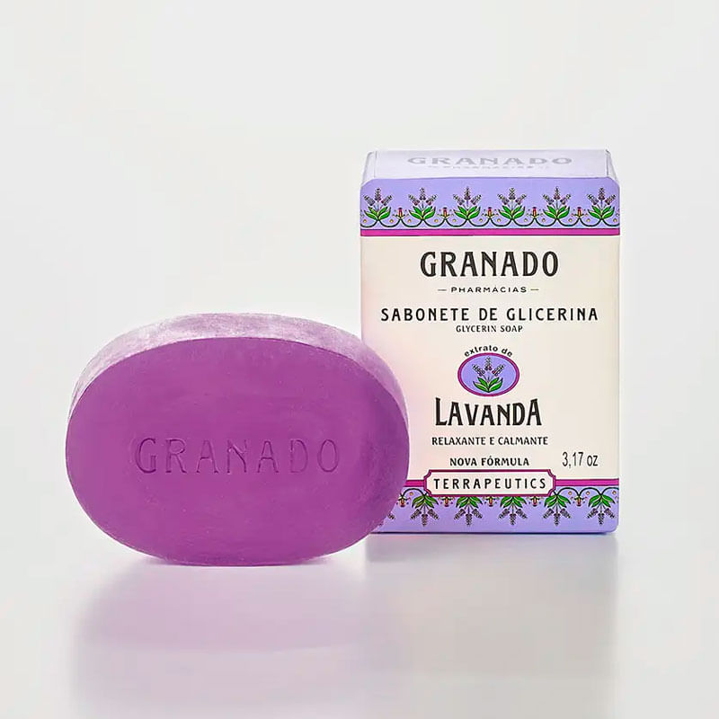 Sabonete em Barra de Glicerina Granado Lavanda 90g