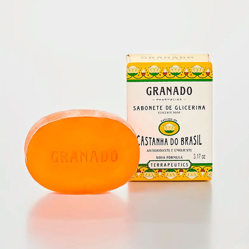 Sabonete em Barra de Glicerina Granado Castanha do Brasil 90g