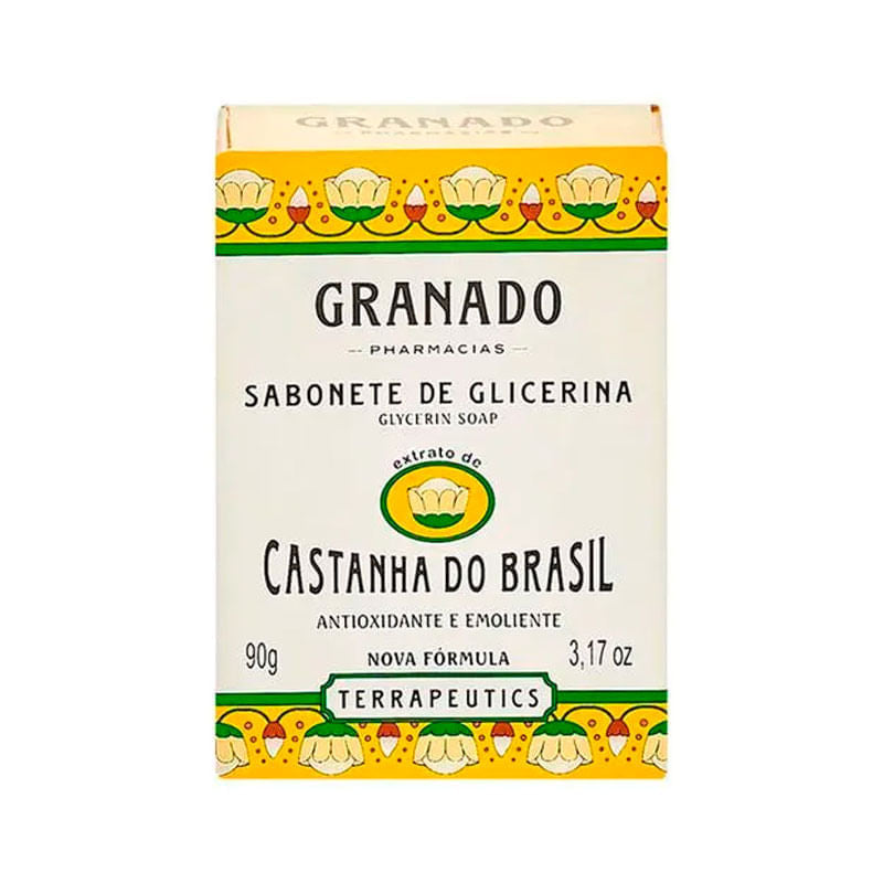 Sabonete em Barra de Glicerina Granado Castanha do Brasil 90g