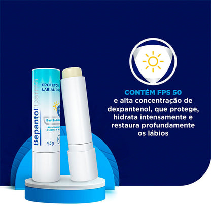 Protetor Labial Diário Bepantol Derma Lábios Normais a Secos FPS50 4,5g