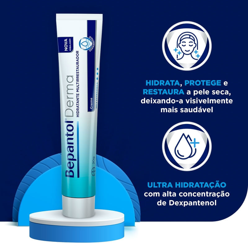Bepantol Derma Creme Hidratante Multirrestaurador Pele Extrasseca 20g