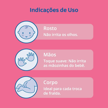 Lenços Umedecidos Johnson's Baby Extra Cuidado 48 Unidades