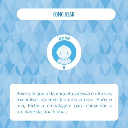 Lenços Umedecidos Johnson's Baby Extra Cuidado 48 Unidades