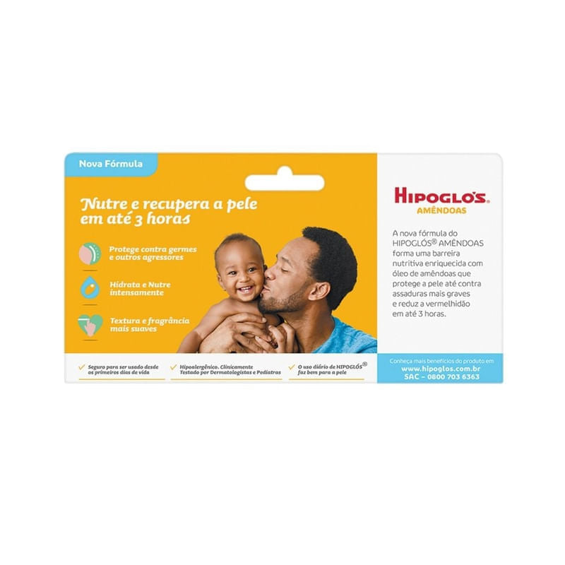Creme Preventivo de Assaduras Hipoglós Amêndoas 40g