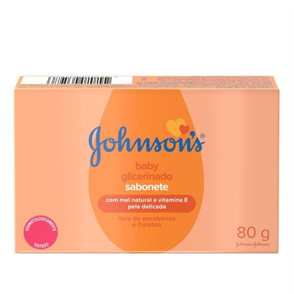 Sabonete em Barra Johnson's Baby Glicerinado 80g
