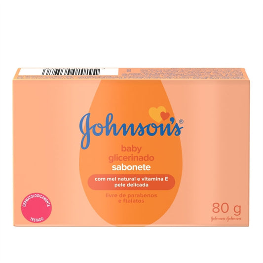 Sabonete em Barra Johnson's Baby Glicerinado 80g