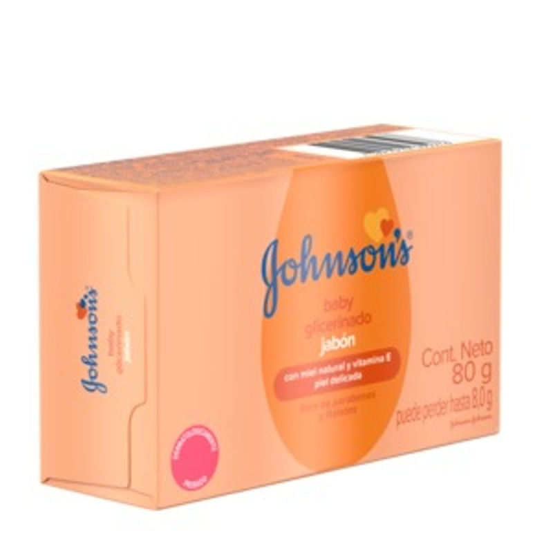 Sabonete em Barra Johnson's Baby Glicerinado 80g