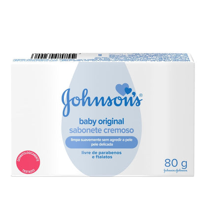 Sabonete em Barra Johnson's Baby Original 80g