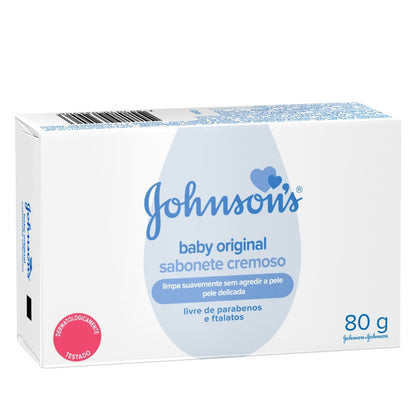 Sabonete em Barra Johnson's Baby Original 80g