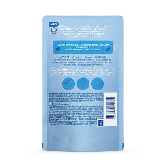 Refil Shampoo Johnson's Baby Cheirinho Prolongado 180ml