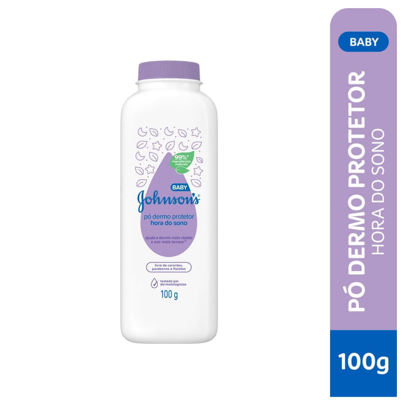 Talco Pó Dermo Protetor Johnson's Baby Hora do Sono 100g